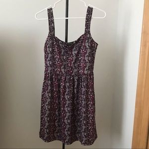 Purple floral dress by BeBop